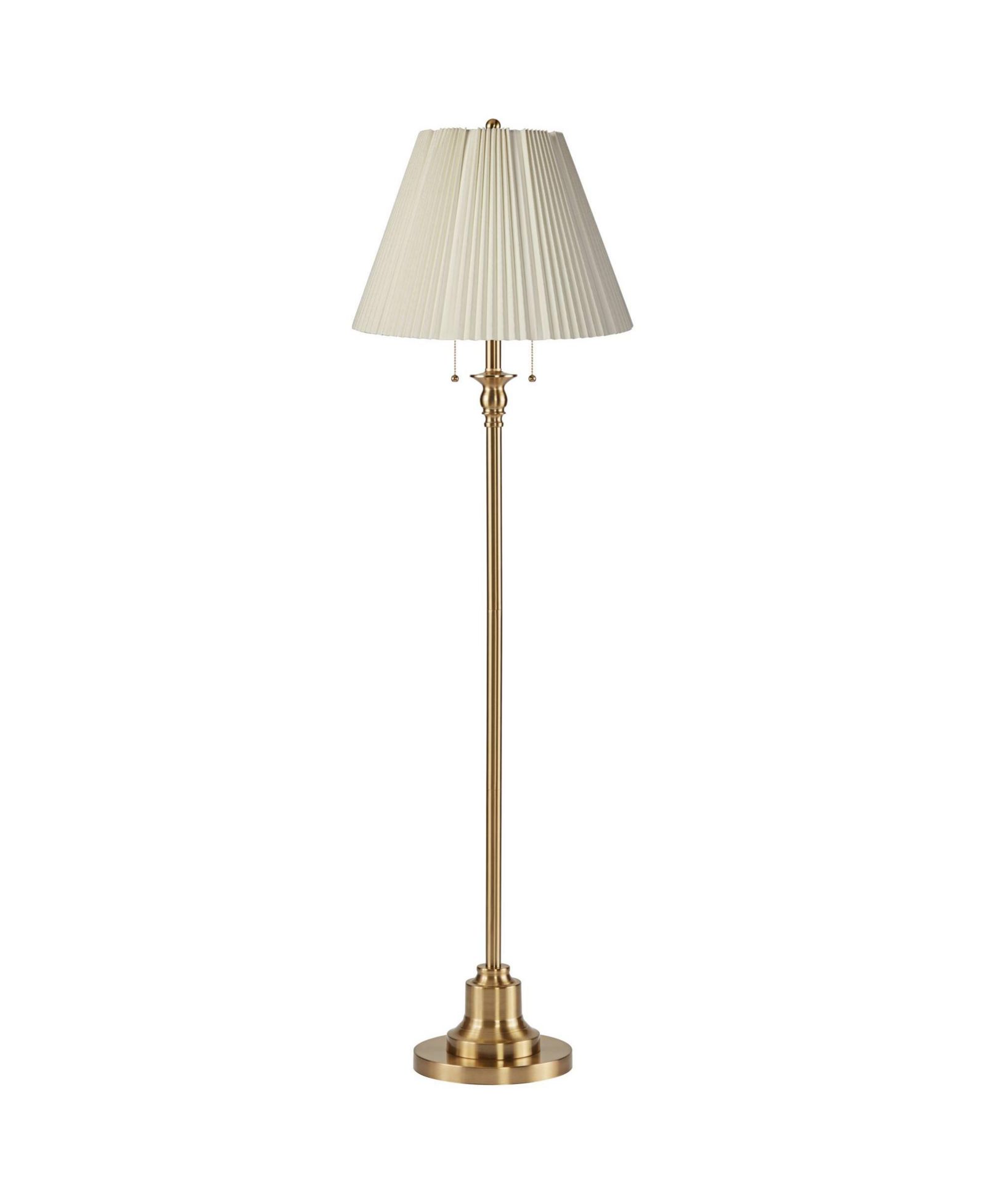 360 Lighting Dyna Traditional 58" Tall Standing Floor Lamp Pole Pull Chain
