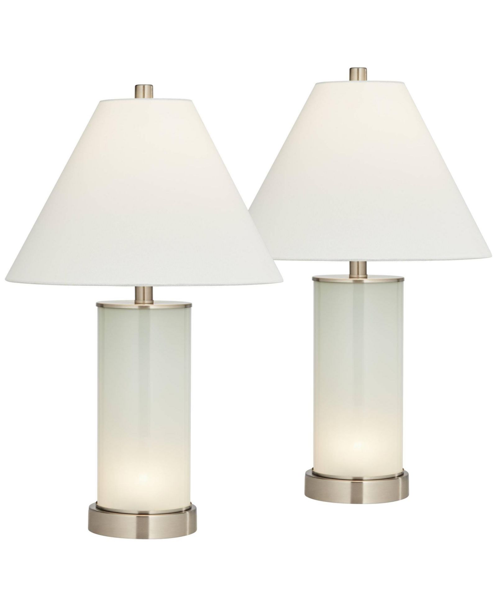 360 Lighting Randi 24" High Small Modern Coastal Table Lamps Set of 2