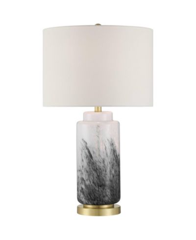 360 Lighting Tatiana 27 3/4" Tall Modern 3-Way Table Lamp Finish Art Glass Single Living Room Bedroom (Colors May Vary)