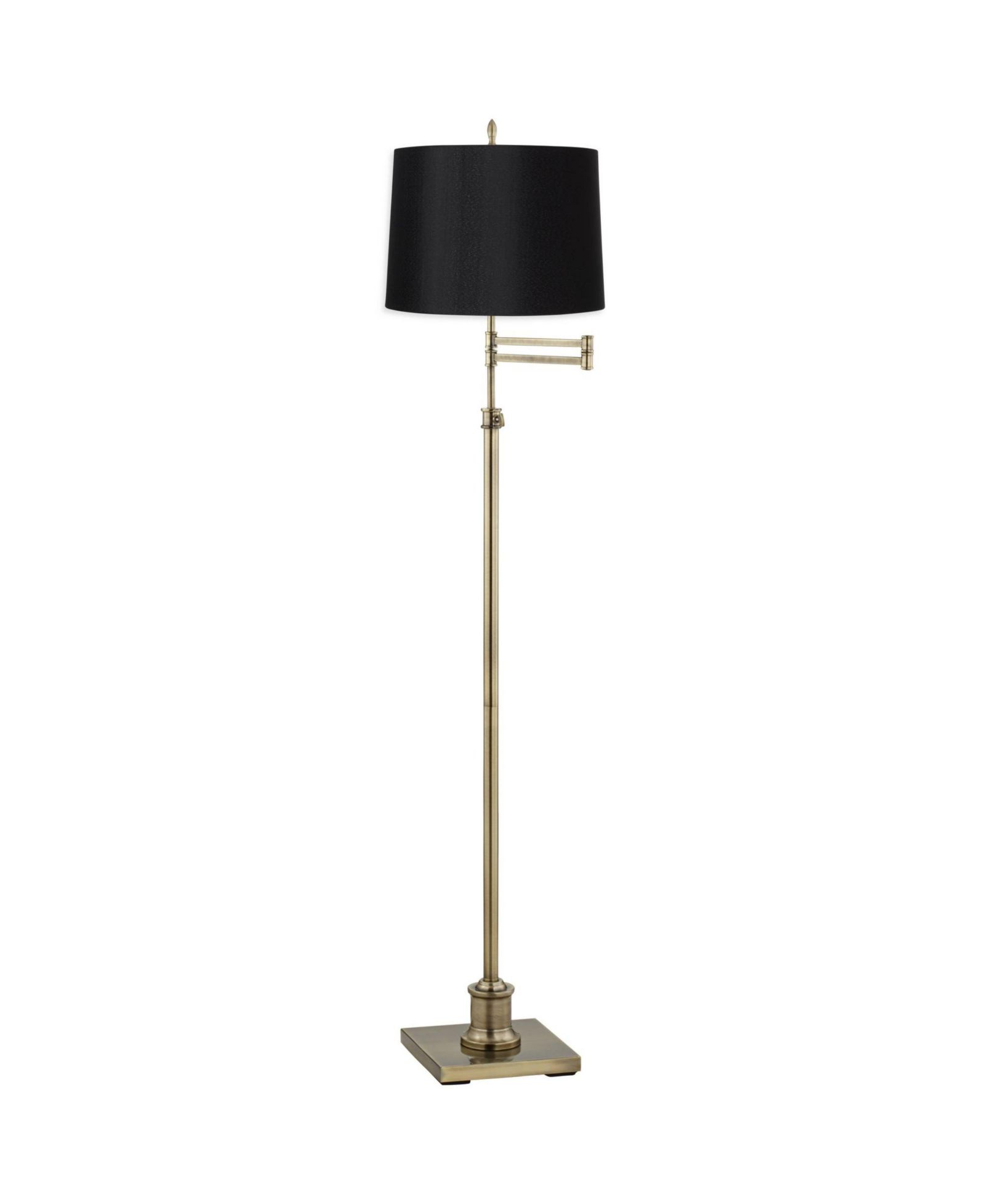 360 Lighting Modern Swing Arm Floor Lamp Adjustable Height 70" Tall