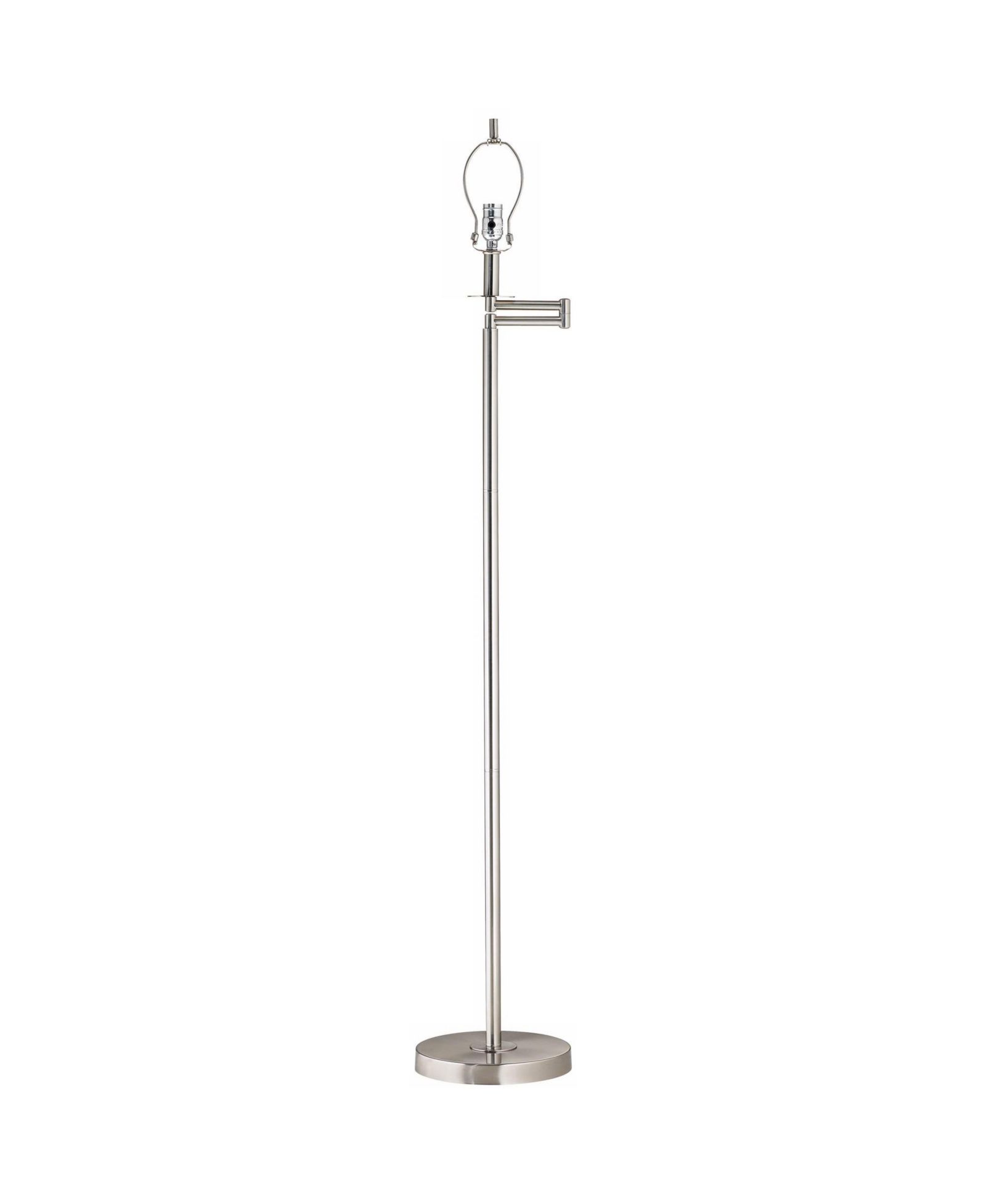Торшер 360 Lighting Modern Floor Lamp Base Swing Arm 60.5" Tall Brushed Nickel
