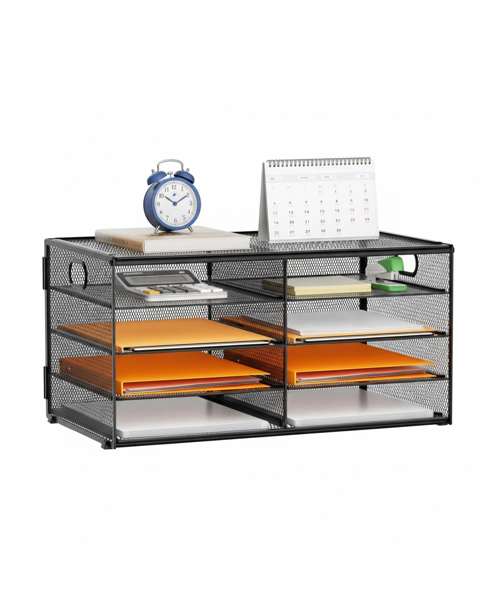 Органайзер для стола Yigii 5 Tier 8 Compartment Mesh Metal File Sorter