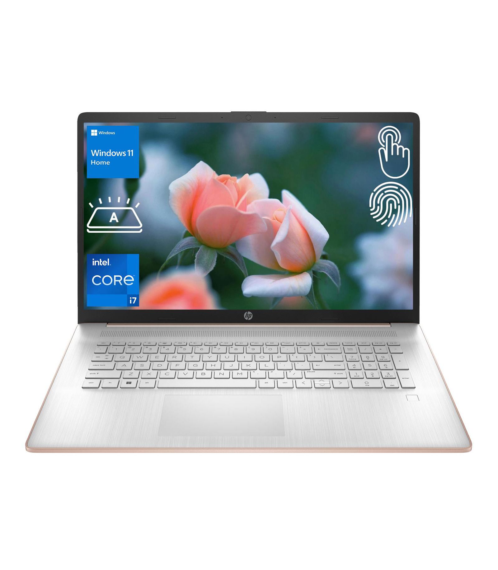 Ноутбук HP Essential 17.3" Intel Core i7 16GB RAM Intel Iris Xe Graphics 1TB SSD Windows 11 Home 60Hz Розовый