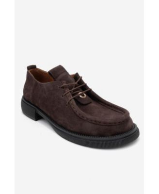 Forever & Always Shoes Women's Band Leather Lace Up Loafer