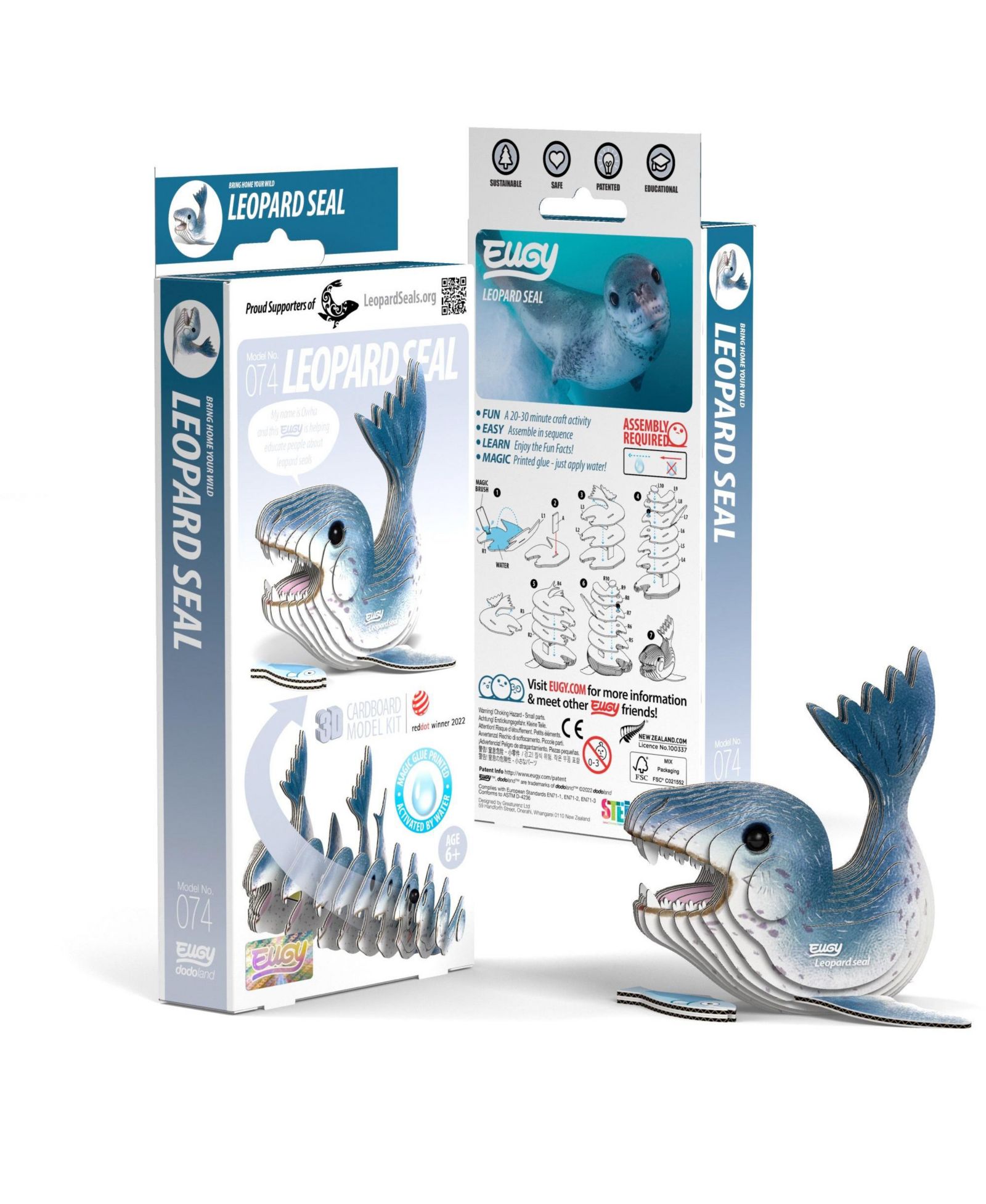 Eugy Leopard Seal 3D пазл
