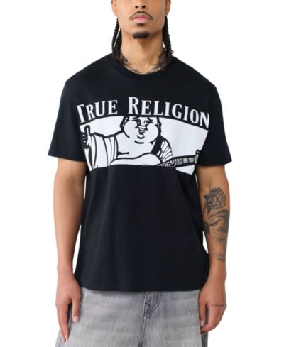 Мужская футболка True Religion Men's Checkered Buddha Short-Sleeve