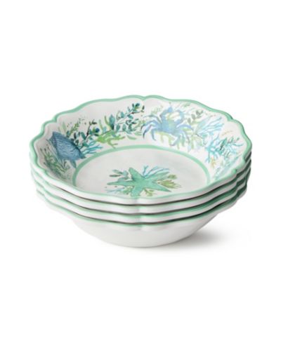 Certified International набор из 4 универсальных мисок Sea Glass Melamine