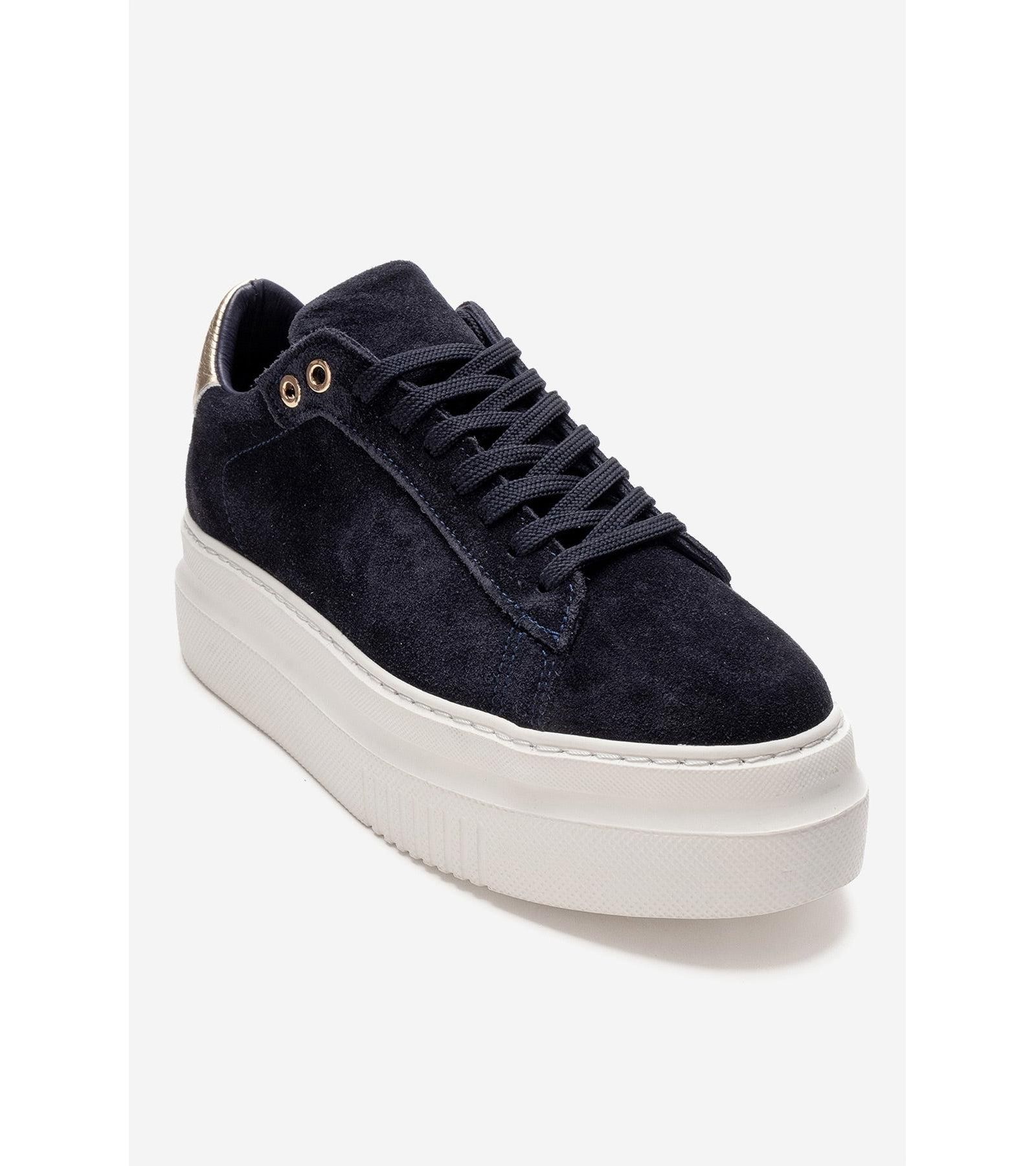 Forever & Always Women's Shoes Nera Leather Casual Sneaker