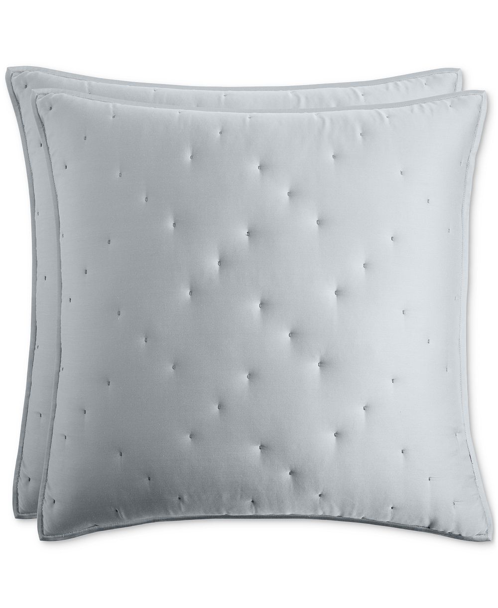 Комплект наволочек Hotel Collection Lyocell Quilted Slate 2-Pc. Euro