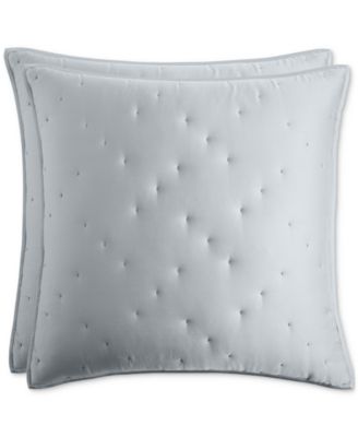 Hotel Collection Lyocell Quilted Slate 2-Pc. Sham Set, Euro, Macy's Exclusive
