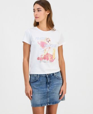 Женская футболка GUESS Strawberry Girl Short-Sleeve Baby