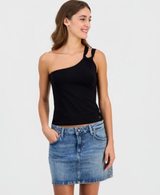 Трикотажный топ GUESS Women's Eira Off-Shoulder Asymmetric One-Shoulder