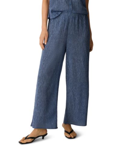 Женские брюки Eileen Fisher Mid-Rise Ankle-Length, Regular и Plus