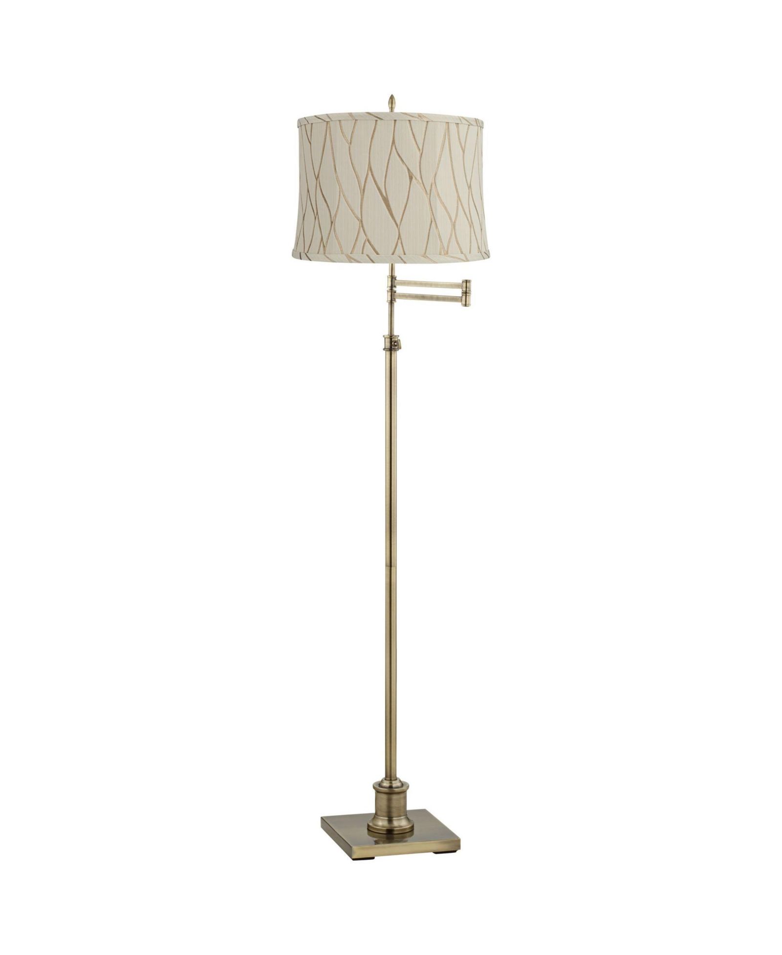 Торшер 360 Lighting Westbury Traditional 70" Tall Standing Floor Lamp Antique Brass Finish