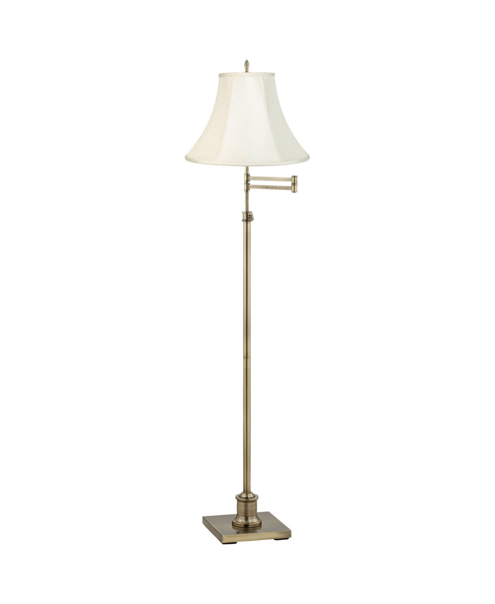 360 Lighting Traditional Swing Arm Floor Lamp Adjustable Height 70" Tall