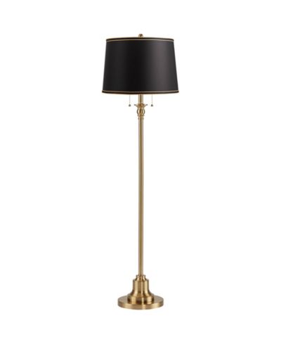 360 Lighting Dyna Traditional высокий торшер 58" с тонкой ножкой и цепочкой