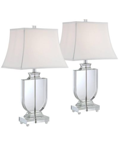 Vienna Full Spectrum Tilde 26 1/4" Tall Urn Modern Table Lamps Living Room Bedroom Bedside