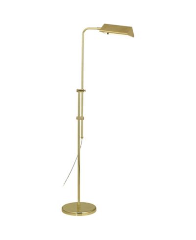 Regency Hill Traditional Adjustable Pharmacy Floor Lamp with USB Charging Port 54" Tall for Living Room Reading House Bedroom