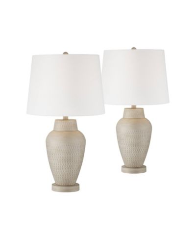 360 Lighting Rupert 24 3/4" настольная лампа из кованого металла, набор из 2 шт.