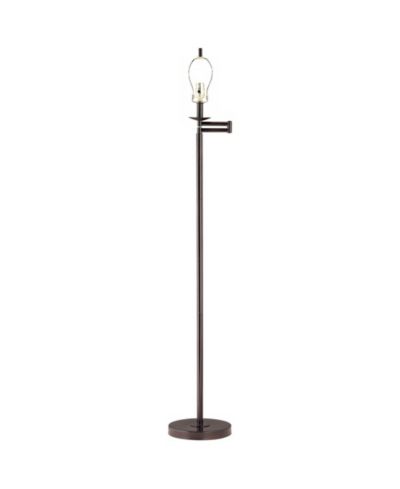 Regency Hill Adjustable Swing Arm Floor Lamp Base, 60.5" Tall