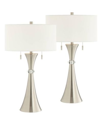 Набор настольных ламп 360 Lighting Rachel, 28" высокая, современная, с WiFi Smart Socket, 2 шт.