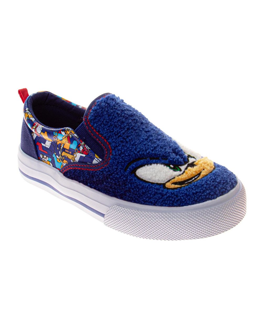 Кеды Sonic The Hedgehog Big Boys Sonic & Knuckles Slip-On Canvas Shoes (Toddlers/Little Kids)
