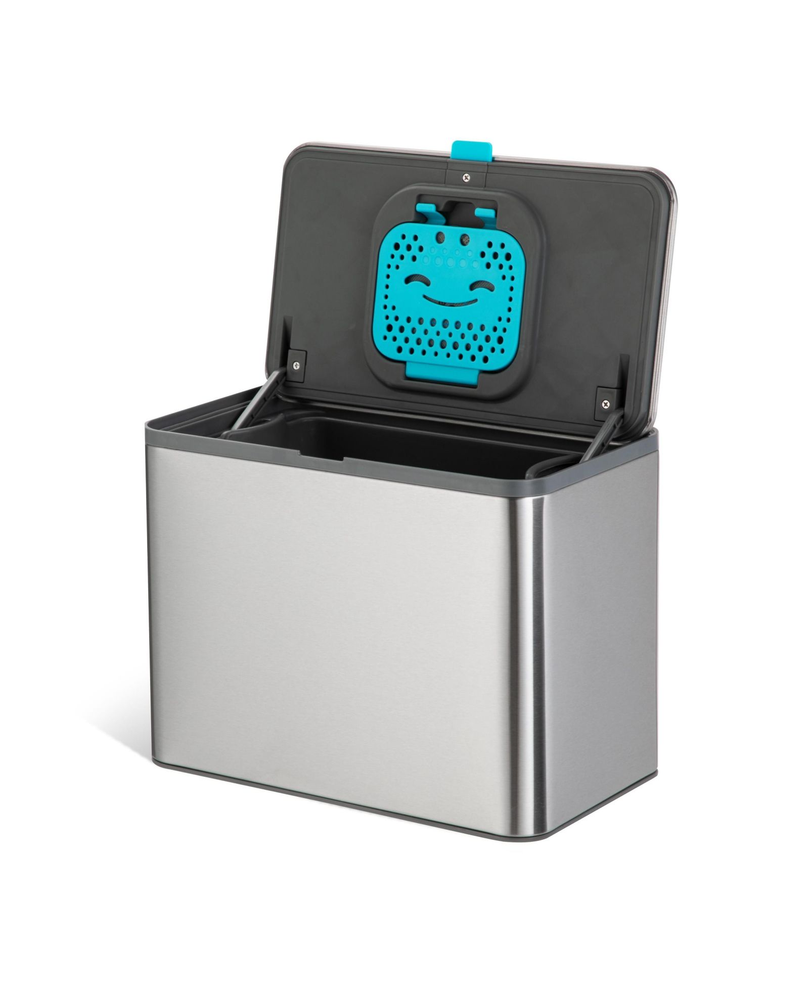 Компостный бак Home Zone Living 1.3 Gallon Stainless Steel с CleanAura Odor Control