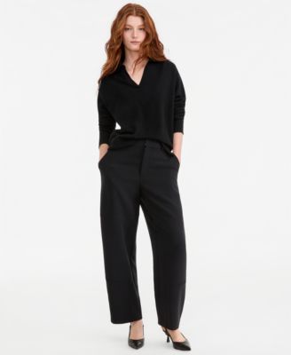 Charter Club Women's Johnny-Collar 100% Cashmere Long-Sleeve Sweater, Macy's Exclusive