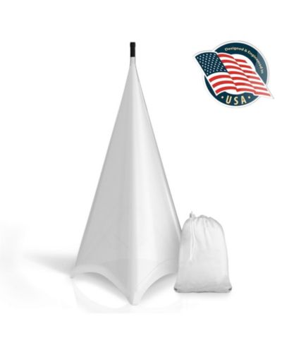 Pyle PSCRIM3W Triple-Sided Stretchable Speaker and Lighting Stand Scrim Cover, Fits Stands Up to 75" H x 43" W