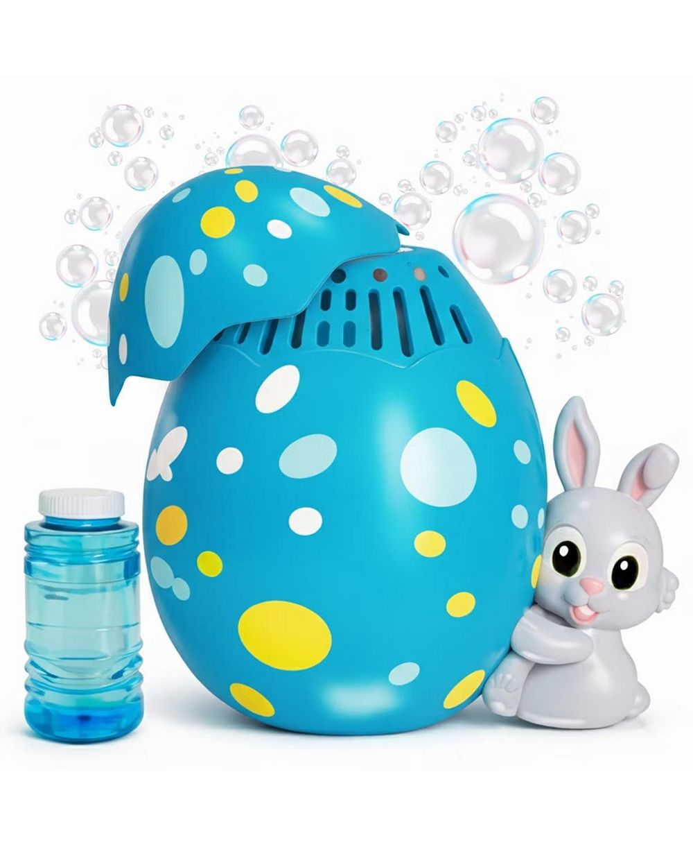 Машина для создания пузырей Sperric Easter Egg Bubble Maker, игрушка Bunny Designed Automatic Bubble Maker, автоматический генератор пузырей для улицы на батарейках