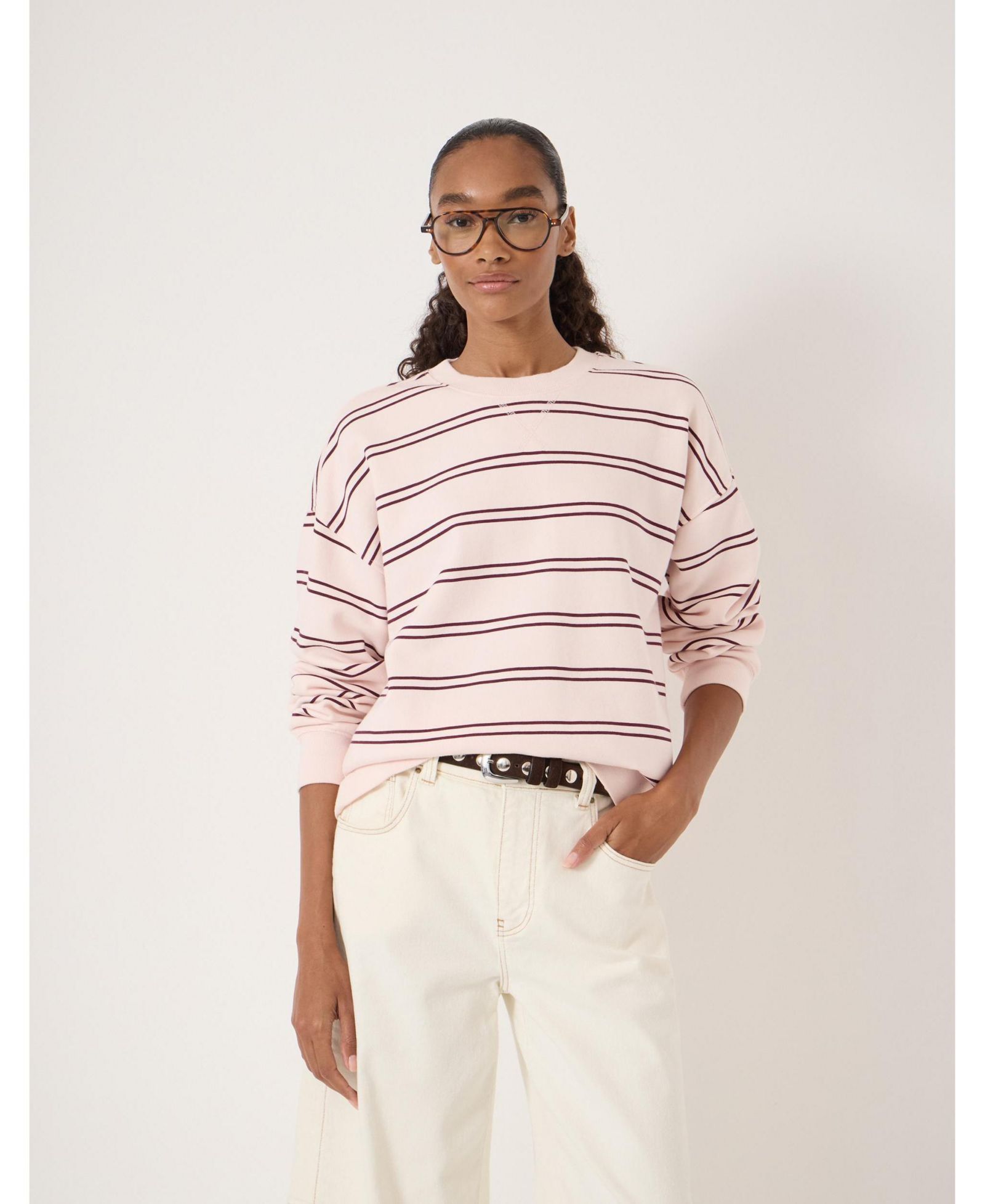 Женский свитшот Hush Luca Stripe Heavyweight