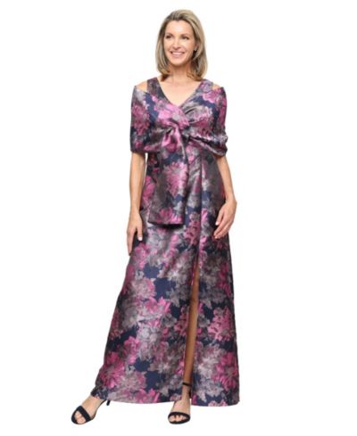 Женское платье SL fashions с принтованным жаккардом