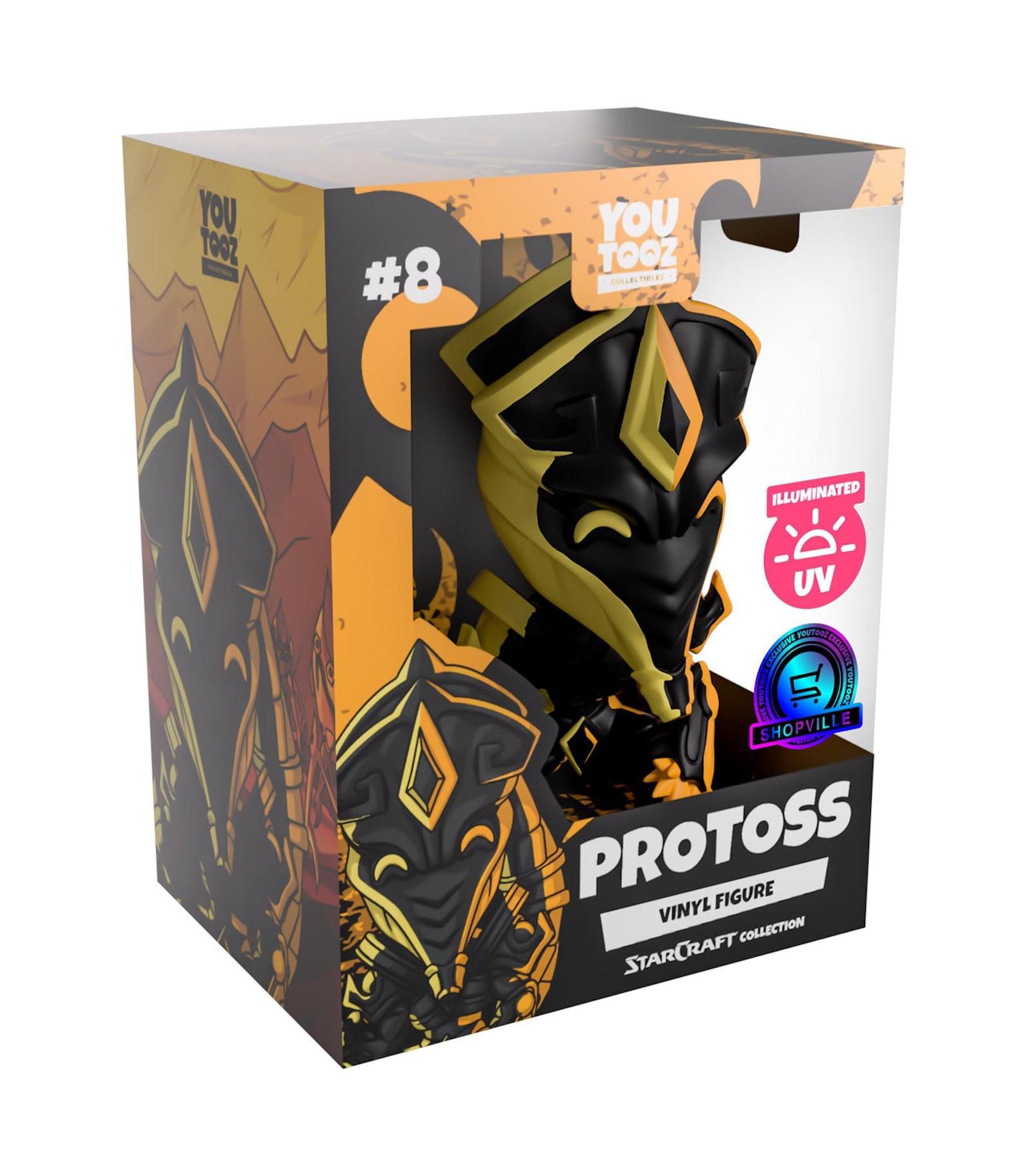 Фигурка Starcraft: Illuminated Protoss Vinyl Figure #8, эксклюзив Shopverse