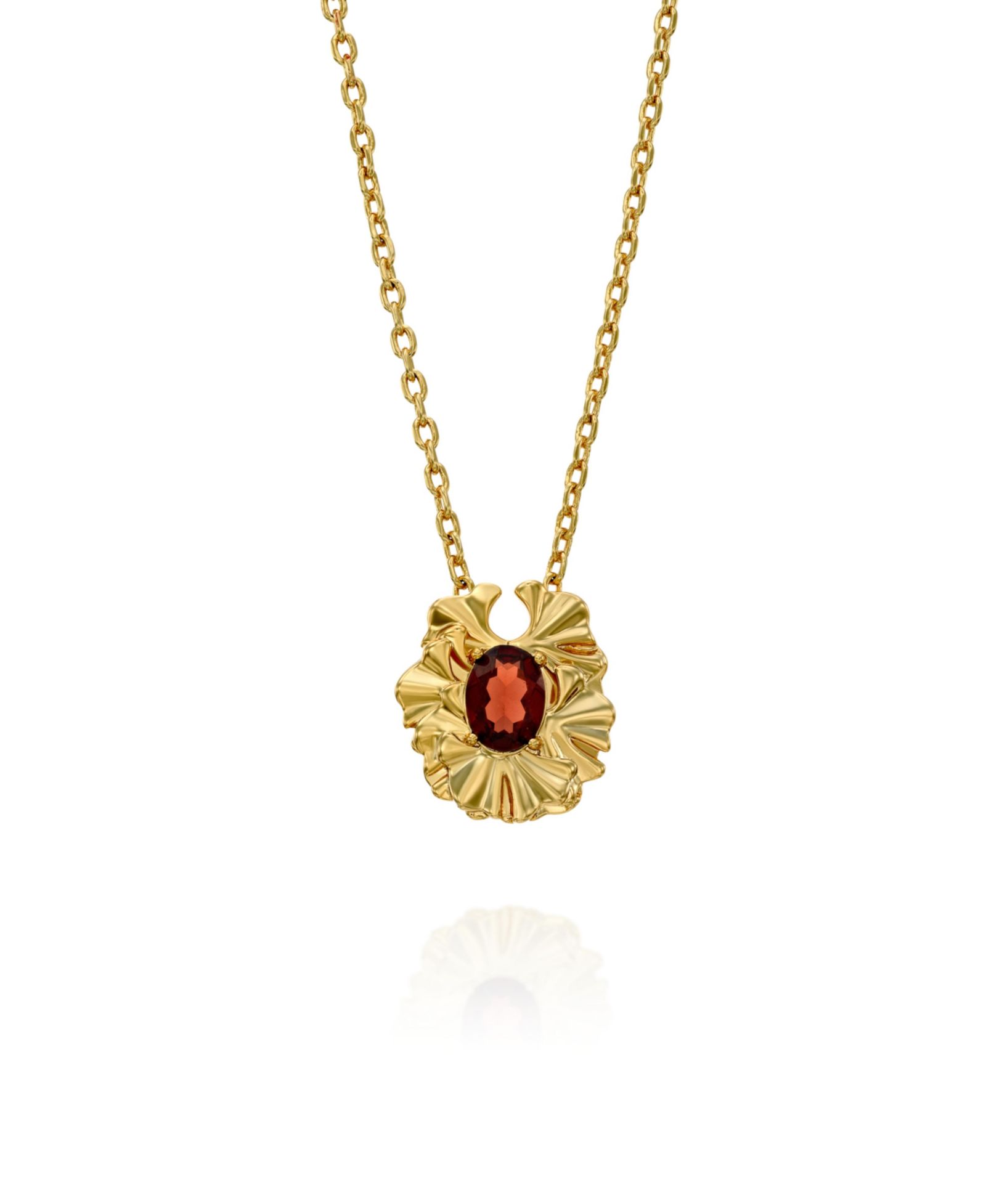 SEREIA OFFICIAL ожерелье Clara 18K Gold over brass