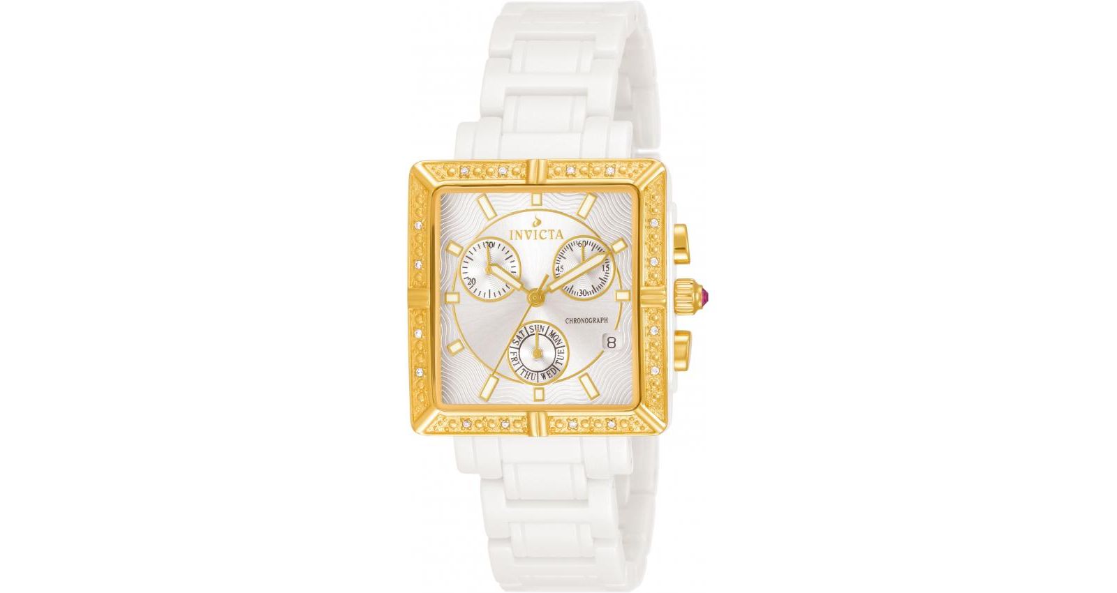 Invicta Women's 10214 Ceramics Quartz Chronograph Dial Watch
