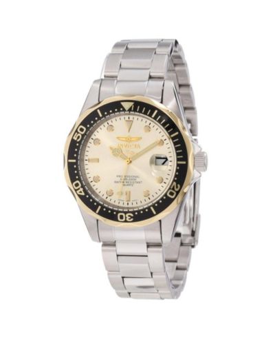 Мужские часы Invicta 12808 Pro Diver Quartz Champagne Dial