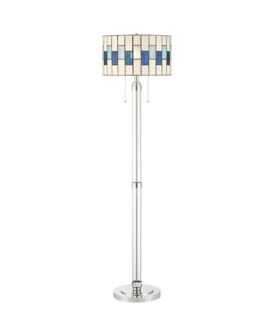 Напольный торшер Robert Louis Tiffany Andra High Art Glass Drum Shade