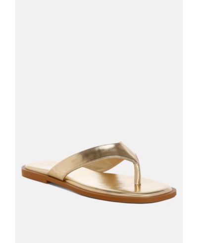 London Rag Women's Nitty Square Toe Flats