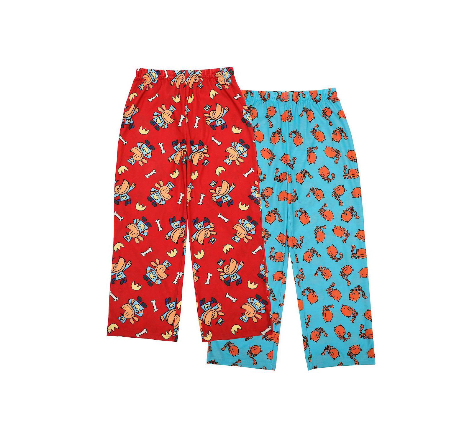 Dog Man Big Boys Lil' Petey All-Over Print Youth 2-pack Sleep Pajama Pants-14
