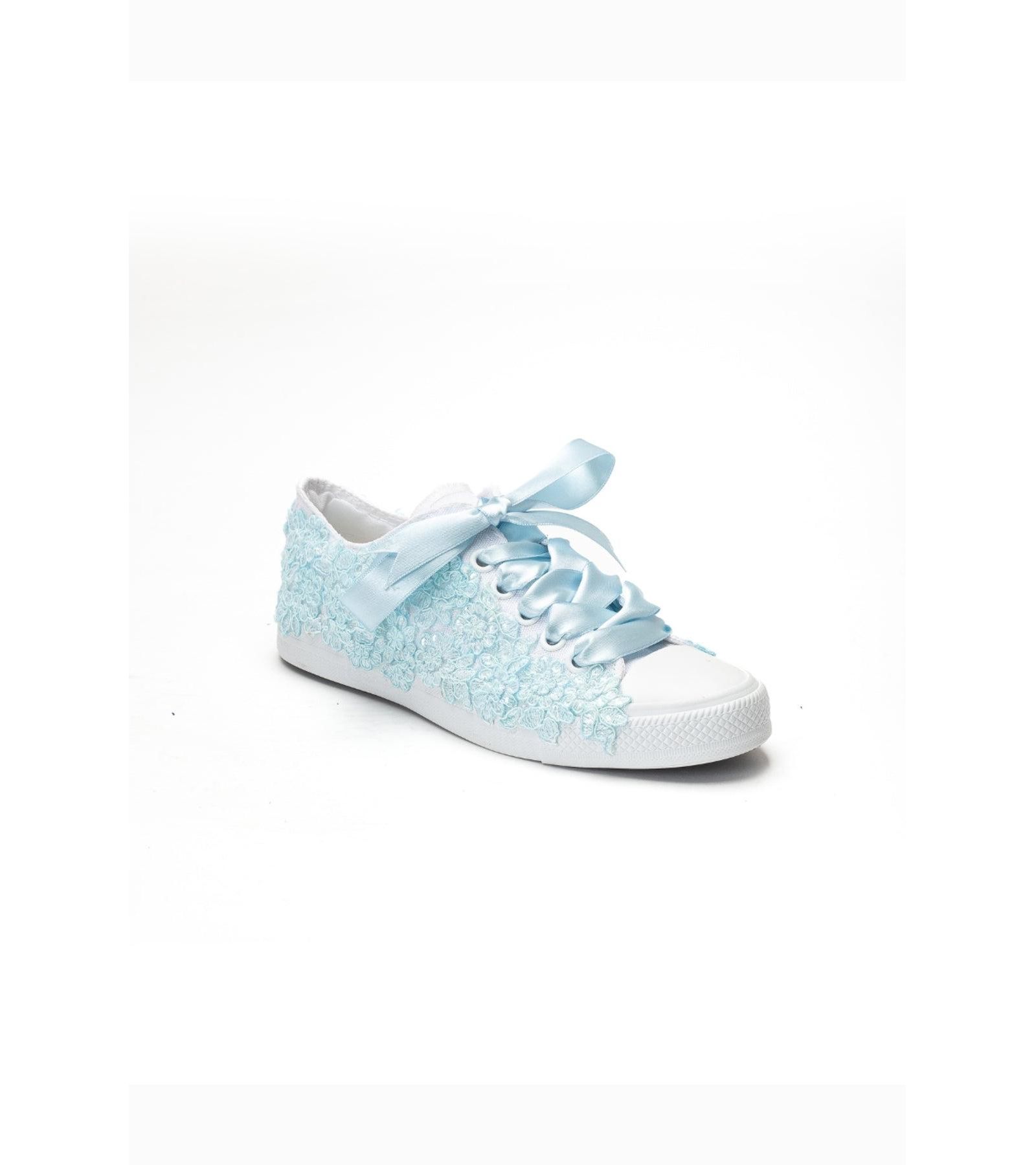 Женские свадебные кеды Forever & Always Shoes Azure Lace Bloom
