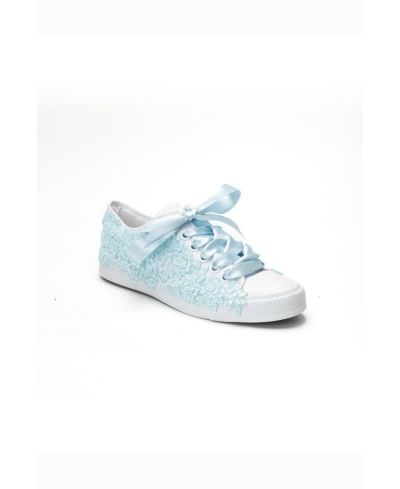 Женские свадебные кеды Forever & Always Shoes Azure Lace Bloom