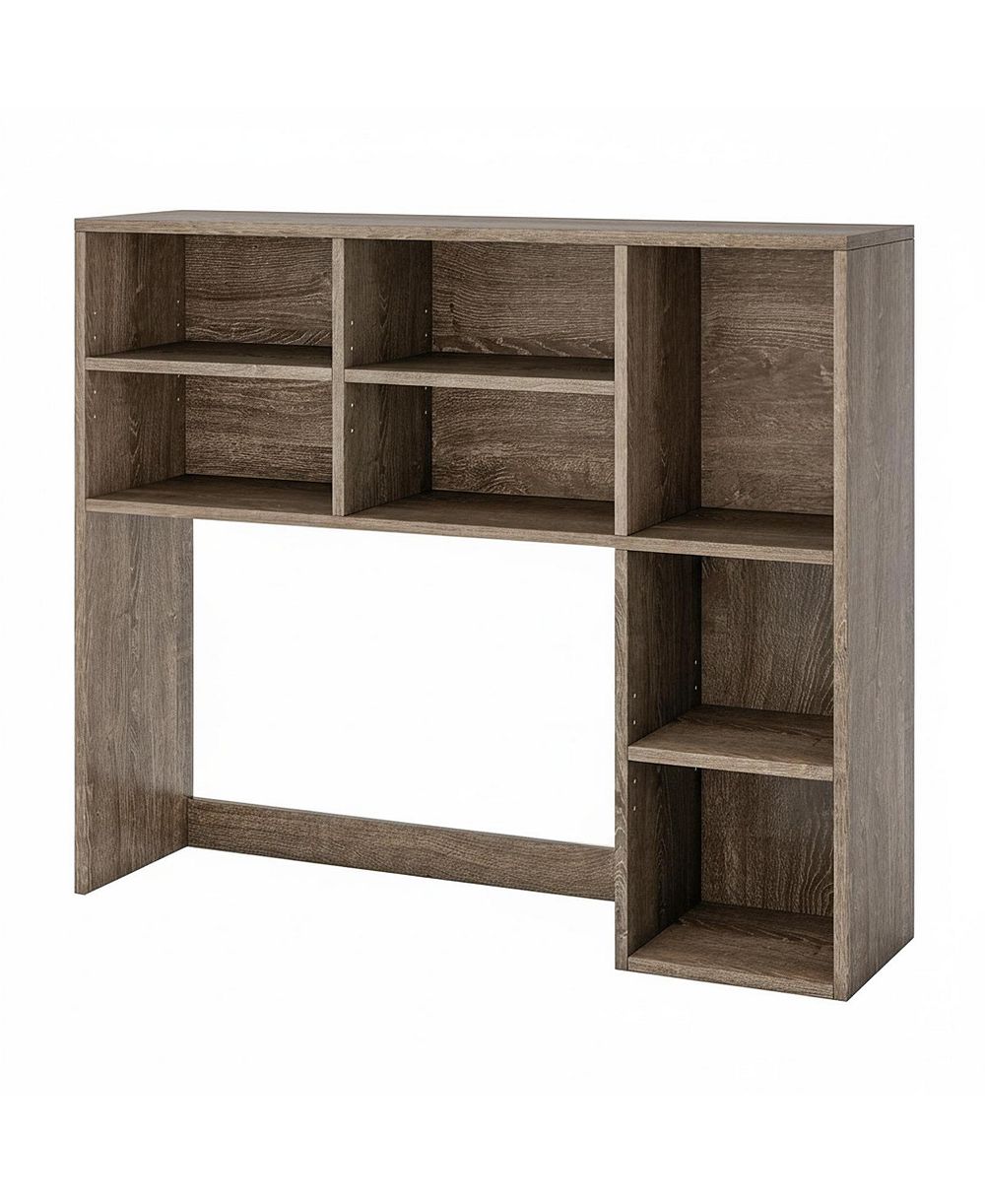 Органайзер для стола YIGII 7 Shelves Desk Hutch Desktop Organizer Wood Study Office Dorm