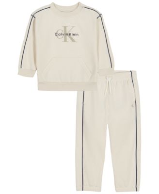 Комплект из 2 предметов Calvin Klein: свитшот с длинным рукавом и брюки для малышей