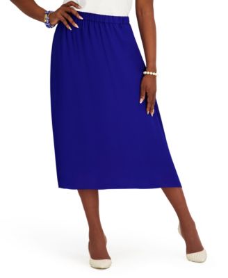 Женская юбка Kasper Pull-On Shirred A-Line