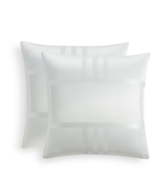 Hotel Collection Structure White 2-Pc. Sham Set, European, Exclusively at Macy’s