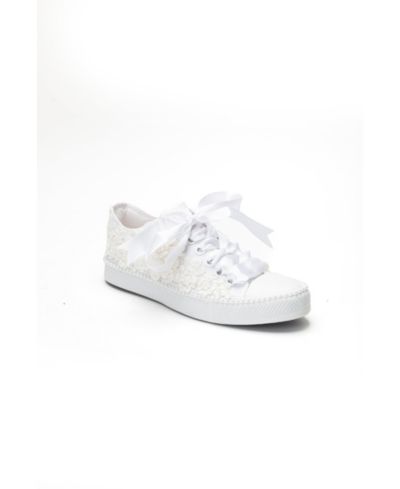 Женские Forever & Always Shoes Marvelle Pearl Lace Bridal Sneaker
