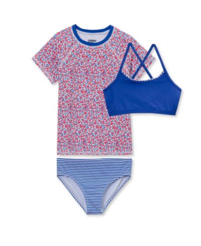 Red/white/blue floral