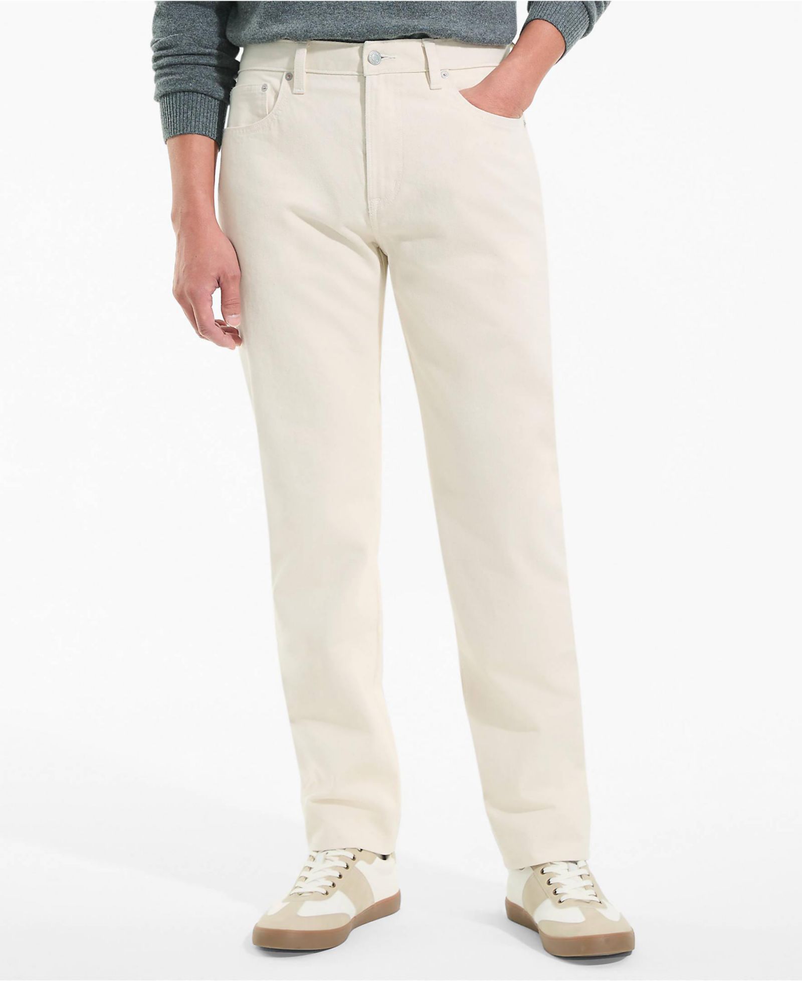 Lands' End Men's Stretch Comfort Waist Easy Classic Fit Natural Jean