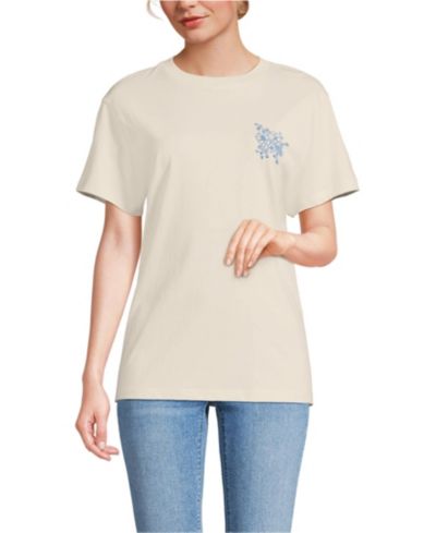 Lands' End Женская футболка Graphic Short Sleeve
