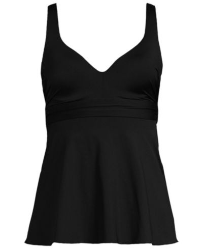 Lands' End Women's Sweetheart Belted Flutter Tankini